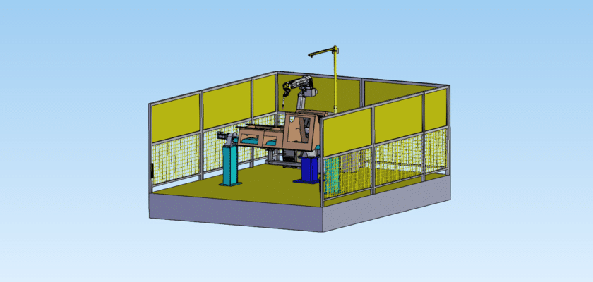 Exploration Machinery Frame Robot Welding Workstation