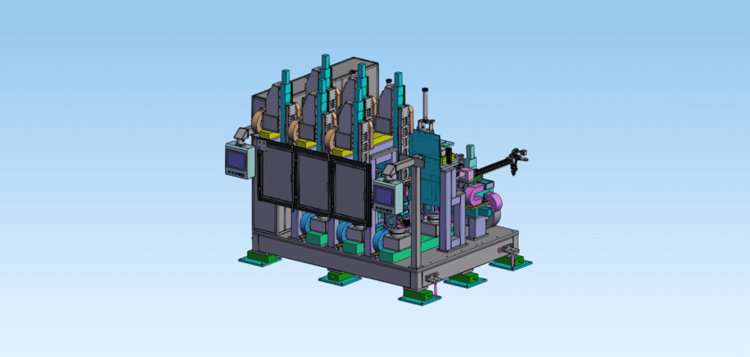 Large-Diameter Lithium Battery Fully Automatic Welding Machine