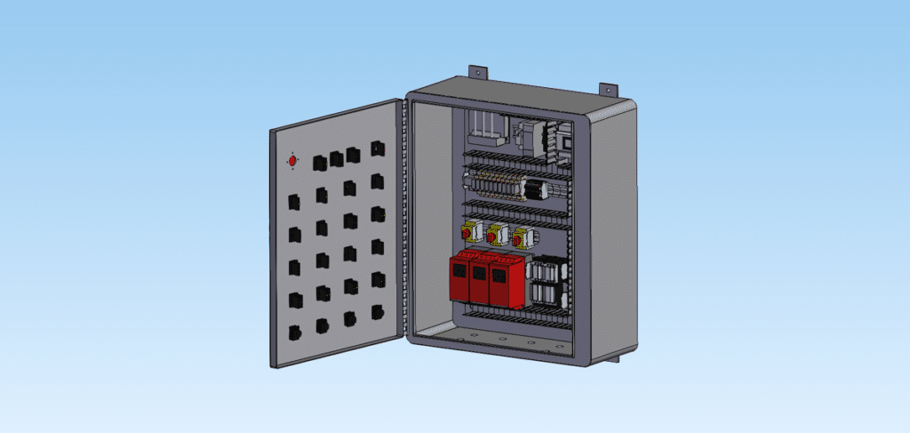 Grab the Versatile Wall-Mounted Electrical Cabinet Drawing Free ...