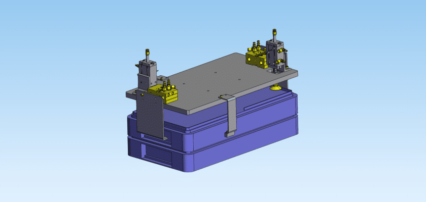 Covered Box Clamping Mechanism