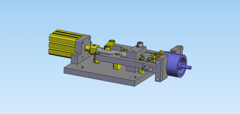 Manipulator Holding Two Workpieces Simultaneously