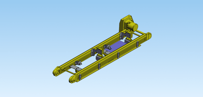 Mechanism To Prevent Reverse Movement Of Pallet Conveyor