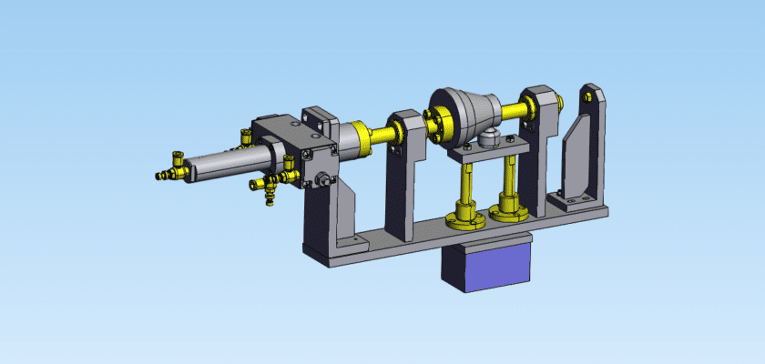 Multi-Stroke Mechanism Using Eccentric Conical Cams