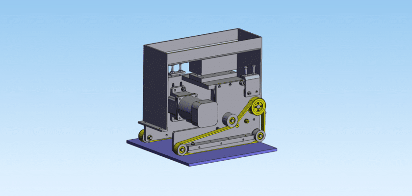 The Branching And Merging Device Using Synchronous Toothed Belts
