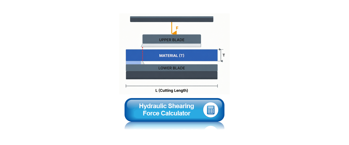 Hydraulic Shearing Force Calculator