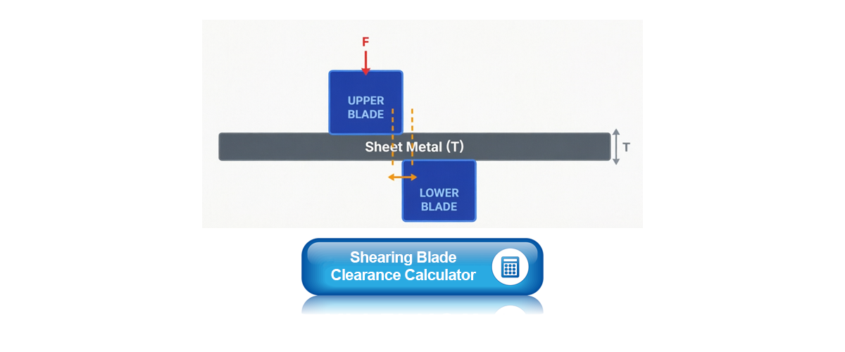 Shearing Blade Clearance Calculator